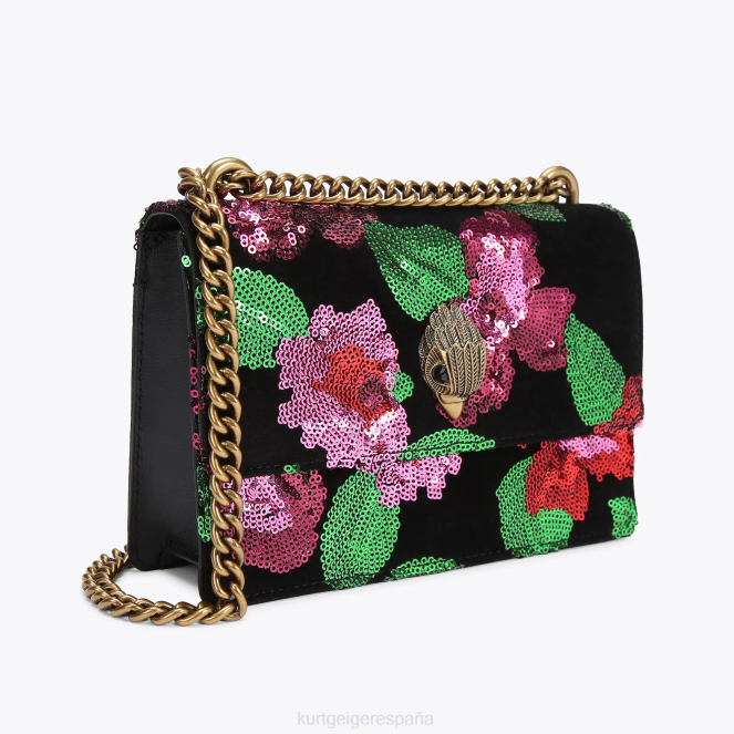 Kurt Geiger mujer bandolera pequeña london shoreditch 2LPR127 | bolsas fucsia